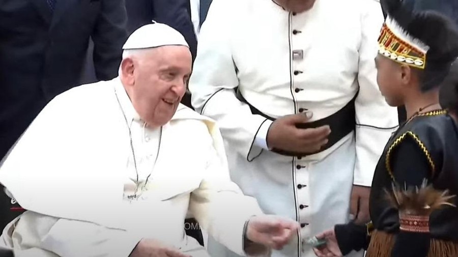 Paus Fransiskus (tangkapan layar).