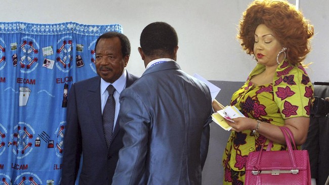 FOTO: Chantal Biya Jadi Ibu Negara Paling Modis di Benua Afrika
