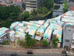 Jakarta Punya Kampung Warna-warni Bak di Brasil, Lokasinya Ada di Sini
