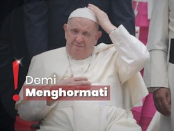 MUI Tak Masalah Tayangan Azan Diganti Teks Berjalan Paus Fransiskus