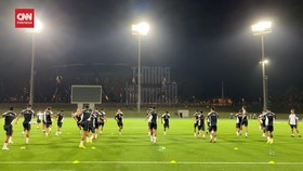 VIDEO: STY Respon Hujan Es Saat Timnas Latihan di Jeddah