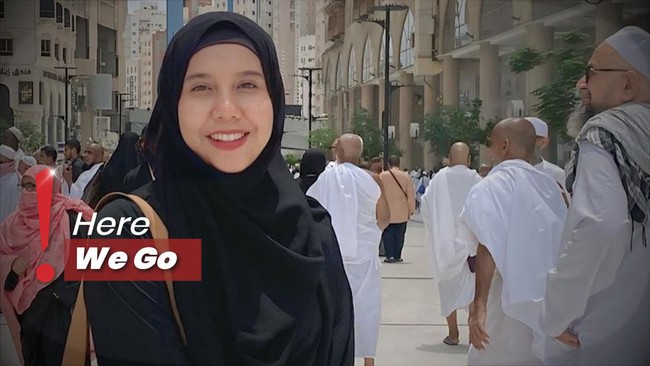 Nadya Arifta Unggah Potret Tinggalkan Tanah Suci usai Umrah