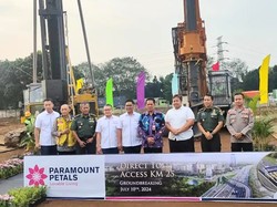 Pembangunan Pintu Tol Paramount Petals KM 25 Jakarta-Tangerang Dimulai!