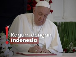 Pesan Paus Fransiskus saat Isi Buku Tamu di Istana Kepresidenan