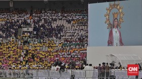 Hasto Hadiri Misa Akbar di GBK: Kehadiran Paus Anugerah Bagi Indonesia