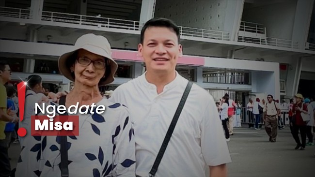 Ben Joshua dan Ibu Hadir Dalam Misa Akbar Paus Fransiskus di GBK