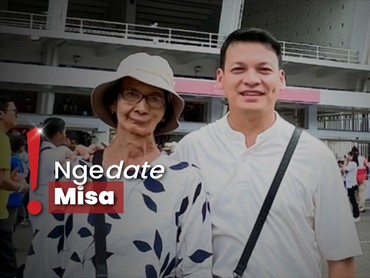 Ben Joshua dan Ibu Hadir Dalam Misa Akbar Paus Fransiskus di GBK