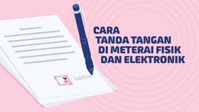 INFOGRAFIS: Cara Tanda Tangan di Meterai Fisik dan Elektronik