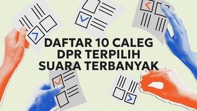 INFOGRAFIS: Daftar 10 Caleg DPR Terpilih Suara Terbanyak