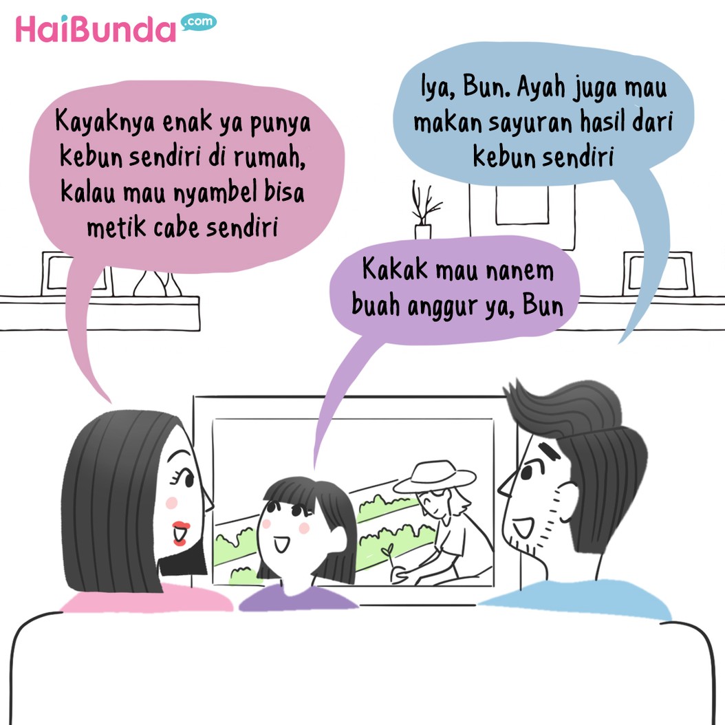 Bubun ingin berkebun di depan rumah, seperti cabai dan bumbu dapur agar gampang kalau mau masak. Namun, apakah tanamannya tumbuh dengan baik? Simak ceritanya.