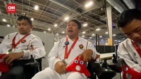 VIDEO: Atlet Boccia Indonesia Minta Maaf Tak Bawa Emas di Paralimpiade