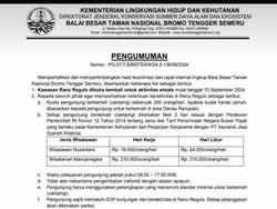 Wisata Ranu Regulo Dibuka 10 September 2024, Kemping Yuk!