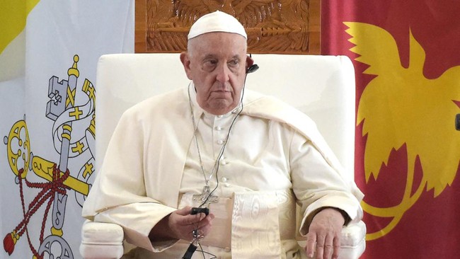 Pemimpin Gereja Katolik seluruh dunia Paus Fransiskus melanjutkan perjalanan apostolik ke Timor Leste, Senin (9/9) dan mampir ke Kota Dili.