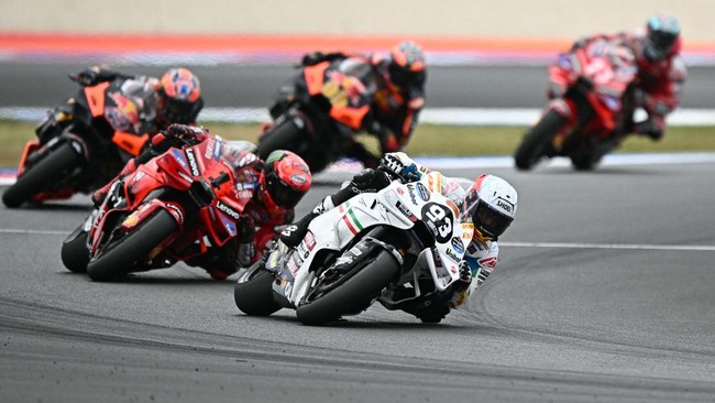 Klasemen MotoGP 2024 memanas usai Marc Marquez menjuarai MotoGP San Marino di Sirkuit Misano, Italia, Minggu (18/9).