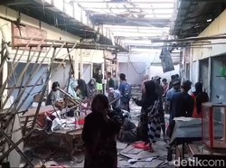 Ratusan Kios Pasar Pasrepan Terbakar, 3 Saksi Diperiksa Polisi