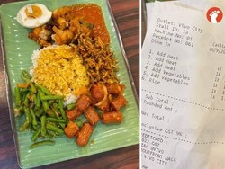 Pembeli Kecewa Beli Seporsi Nasi Padang Ditagih Rp 200 Ribu di Singapura
