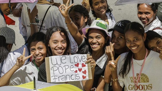 Misa Paus Fransiskus di Timor Leste akan dihadiri 750 ribu jemaat, atau 10 kali lipat dari jemaat misa Paus di RI.