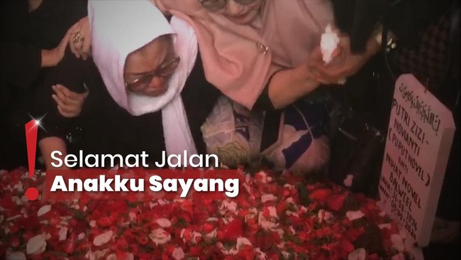 Tangisan dan Doa Pilu Ibunda Iringi Pemakaman Puput Novel