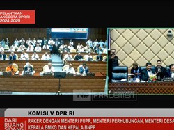 Momen Suara Menteri PUPR Basuki Bergetar saat Pamitan ke DPR
