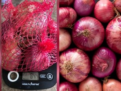 Zonk! Beli 1 Kg Bawang Bombai Pembeli Ini Hanya Dapat 844 Gram