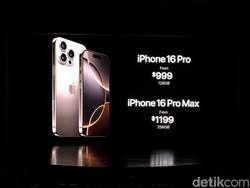 iPhone 16 Pro dan iPhone 16 Pro Max Dirilis, Layarnya Makin Besar