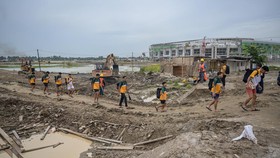 FOTO: Penyelesaian Akhir Stadion Utama Sumut untuk Penutupan PON 2024