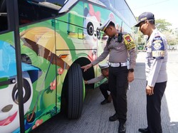 Bus di Terminal Seloaji Ponorogo Dilakukan Ramp Check Cegah Kecelakaan