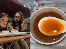 Cicip Makanan First Class di Kereta India, Influencer Ini Puas!