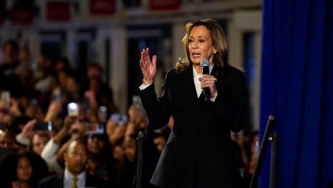 KAmala Harris mengakui kekalahannya dari Trump di Pilpres AS. Dan Harris sudah berbicara dengan Trump melalui telepon untuk memberi selamat kepadanya.