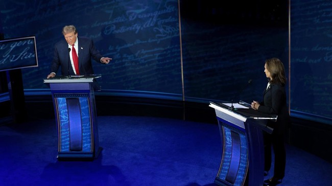 Di debat perdana capres AS, Trump sebut Israel akan lenyap, Yahudi dan Arab akan lenyap, jika Kamala Harris jadi presiden.