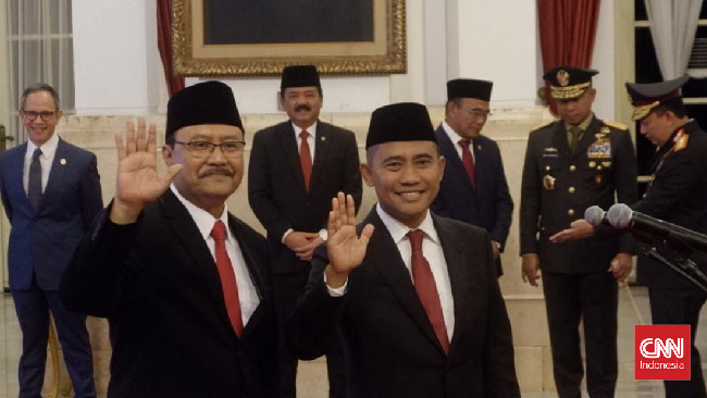 Irjen Pol Eddy Hartono resmi dilantik sebagai Badan Nasional Penanggulangan Terorisme (BNPT).