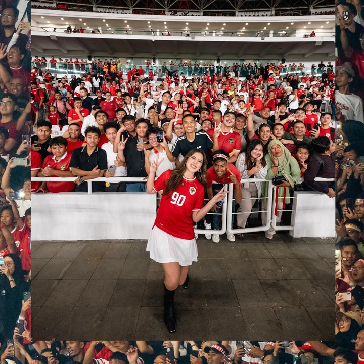 <p>Perempuan berusia 34 tahun ini pun mengaku sangat bangga sekaligus terharu. Baginya, ini akan menjadi pengalaman yang tak akan pernah dilupakan. "Bangga dan haru bercampur aduk, dan pastinya GBK lagi-lagi menjadi pengalaman yang enggak akan pernah kulupakan."(Foto: @high_iso via Instagram @raisa6690)</p>