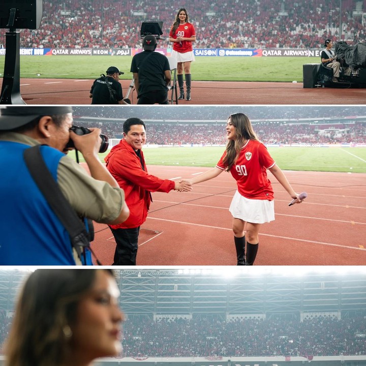 <p>Cerita yang Raisa bagikan ini lantas menuai banyak reaksi dari netizen. Di kolom komentar, Raisa banjir pujian, lho. Ia tampil mengenakan kaus merah putih ala seragam timnas Indonesia, dipa(Foto: Instagram @raisa6690 dan @high_iso)<br /><br /><br /></p>