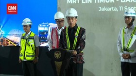 VIDEO: Jokowi Resmikan Pembangunan MRT Medan Satria-Tomang 24,5 Km