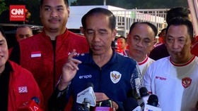 VIDEO: Jokowi Bersyukur dan Puji Timnas Tahan Imbang Australia