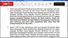 VIDEO: Pilkada Ulang Sepakat Digelar 2025 Jika Kotak Kosong Menang