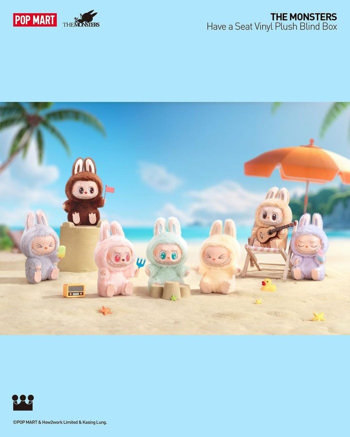 Ilustrasi boneka Labubu