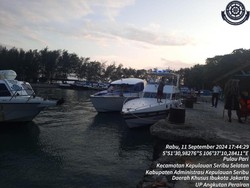 Kapal Dishub DKI Dievakuasi Usai Kandas di Kepulauan Seribu Selama 31 Jam