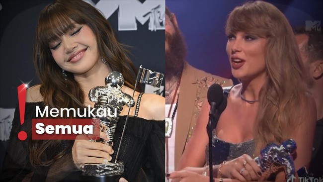 Deretan Pemenang MTV VMA's 2024, Taylor Swift Boyong 7 Piala