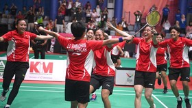 FOTO: Jawa Tengah Digdaya di Nomor Beregu Badminton PON 2024