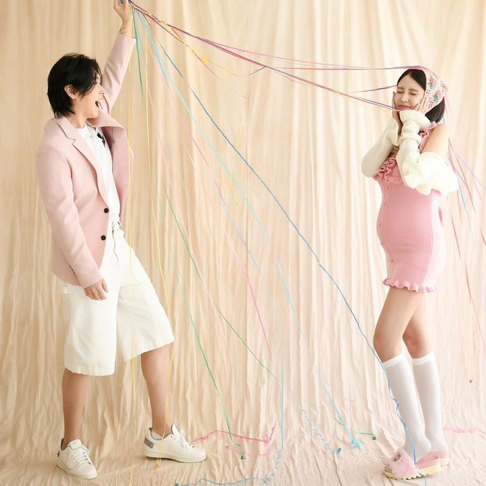 Foto Maternity Kim Sa Eun bersama Sungmin/ Foto: instagram.com/shantokki32