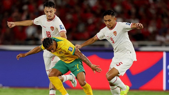 Timnas Australia sedang dalam bahaya akibat badai cedera. Kondisi itu bisa jadi peluang Timnas Indonesia meraih kemenangan.