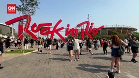 VIDEO: Festival Musik Rock In Rio Dimulai, Ratusan Ribu Orang Hadir