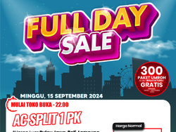 Murah Banget, AC Split 1 PK Cuma Rp 3 Jutaan di Transmart Full Day Sale