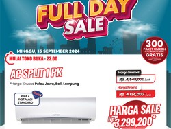 Cari AC Baru? Besok ke Transmart Full Day Sale, 1 PK Mulai Rp 3 Jutaan