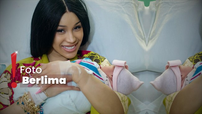 Proses Cerai, Cardi B Lahiran Anak Ketiga Didampingi Offset