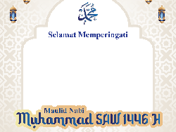 10 Twibbon Maulid Nabi 2024 Gratis, Rayakan Kelahiran Rasulullah di Medsos!