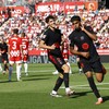 Soccer Football - LaLiga - Girona v FC Barcelona - Estadi Montilivi, Girona, Spain - September 15, 2024 FC Barcelona's Lamine Yamal celebrates scoring their second goal with Pau Cubarsi REUTERS/Albert Gea