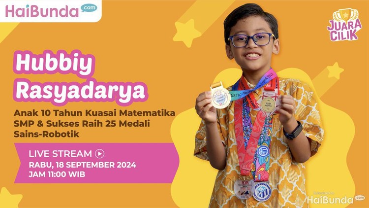 Hubbiy Rasyadarya, Anak 10 Thn Kuasai Matematika SMP & Raih 25 Medali Sains-Robotik