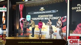 Pemkab Majalengka Borong 2 Penghargaan di CNN Indonesia Awards 2024